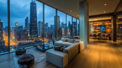 Modern Luxury Penthouse with Stunning City Views