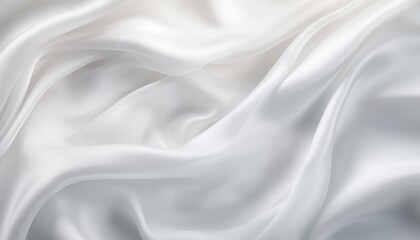 White Silk Background. Satin Textile Texture Silk Fabric Background