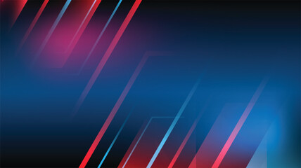 Abstract background technology high speed racing for sports of long exposure light on black background.Science geometric shape modern elegant design.Vector illustration.