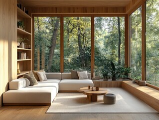 Contemporary Living Room Interior