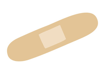 シンプルでかわいい絆創膏のベクターイラスト