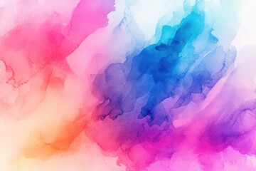 Fototapeta premium Vibrant Abstract Watercolor Painting for Creative Projects and Decor