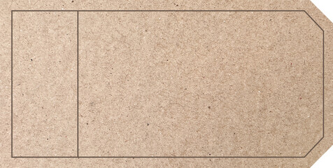 Brown Textured Craft Paper Tag