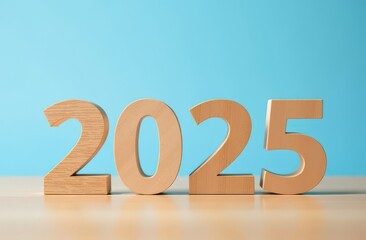 Wooden Volumetric Numbers 2025