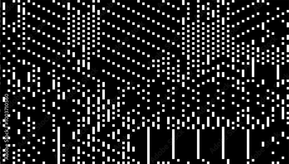Poster glitch checkered pixels pattern. pixel art chaotic glitchy background. 90s cctv vhs screen vibe. vec