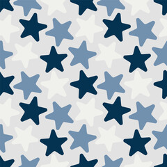 Obraz premium A starry background with stars. The pattern is cute stars.