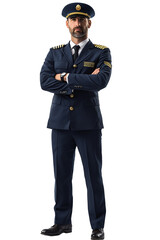 portrait of a pilot man