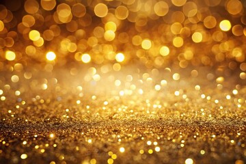 Luxury abstract gold background with glitter light effect decoration
