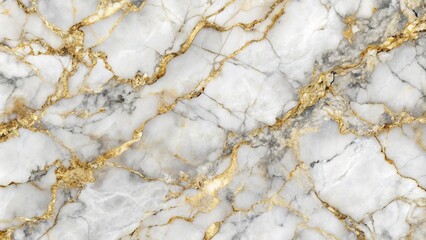 Fototapeta premium Luxury marble texture background in white, black, and gold colors