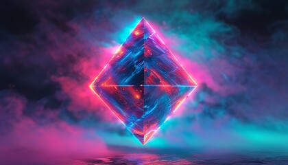 3D Abstract liquid-like flowing shapes twisting and turning in an intricate pattern, glowing softly in a dimly lit scene. Created with generative AI technology