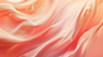 Fototapeta premium Soft Fabric Flowing with Gentle Colors and Textures