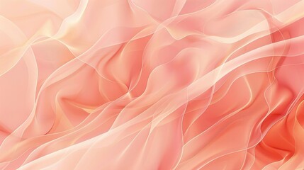 Fototapeta premium Soft Pink Abstract Background with Flowing Layers