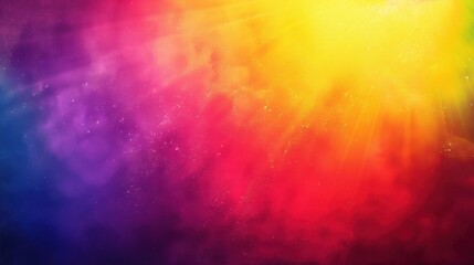 Vibrant Colorful Abstract Background with Light Rays