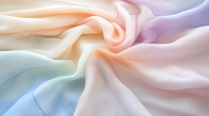 Obraz premium Bohemianinspired tiedye fabric, with natural shapes and soft, flowing color transitions