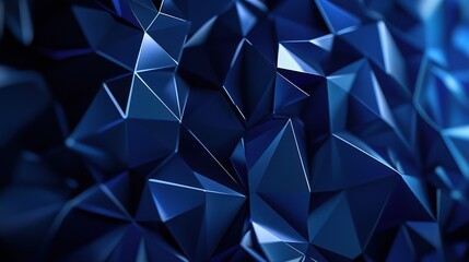 Obraz premium Dark Blue Geometric Abstract Background Texture
