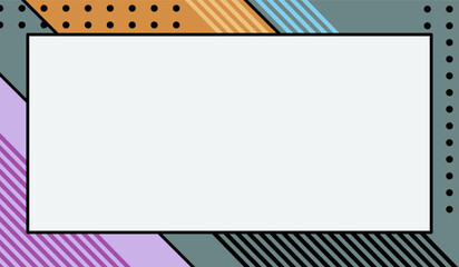 Abstract geometric background vector template