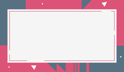 Obraz premium Abstract geometric background vector template