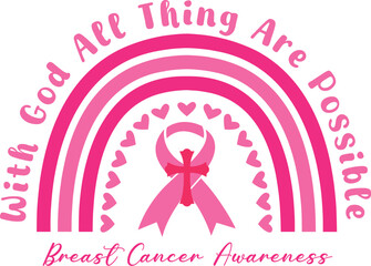 With God All Things Are Possible EPS, Fall Christian EPS, Retro Jesus Fall PNG