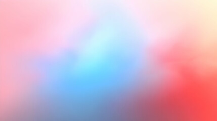 Abstract Blurred Background with Pastel Pink, Blue, and White Colors, Creating a Soft and Dreamy Aesthetic