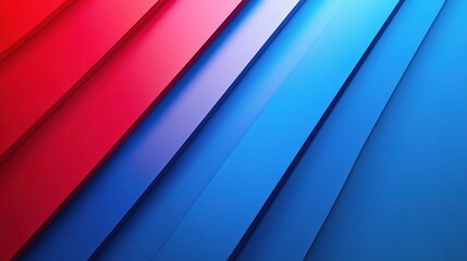 Obraz premium Abstract Red and Blue Layered Background Design