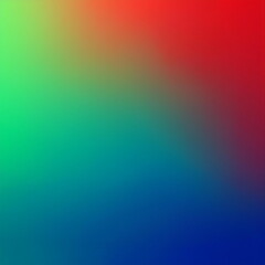 modern blue, green and red gradient color background