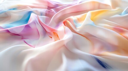 Obraz premium Organic patterns on tiedye fabric, with bold, vibrant colors and abstract shapes