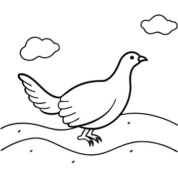 recommend clip art: Beautiful White Tailed Ptarmigan Vector Artwork Showcasing Its Unique Features
                    