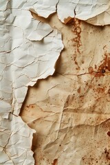 Textured Paper Background with Crumpled Layers