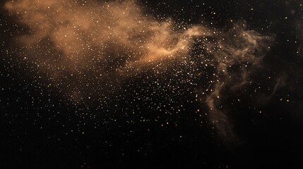 Obraz premium Starry Dust and Cosmic Particles in Dark Space
