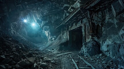 Coal mine view Mine Mining