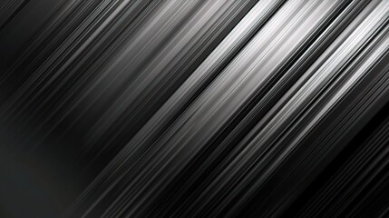 Fototapeta premium Abstract Gradient Lines in Black and White