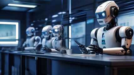 Robots in professional environments, doctors, teachers, robotic assistants, healthcare robots, teaching robots, AI-powered robots, ai learning tools 