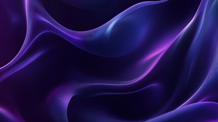 Obraz premium Abstract Waves in Purple and Blue Tones