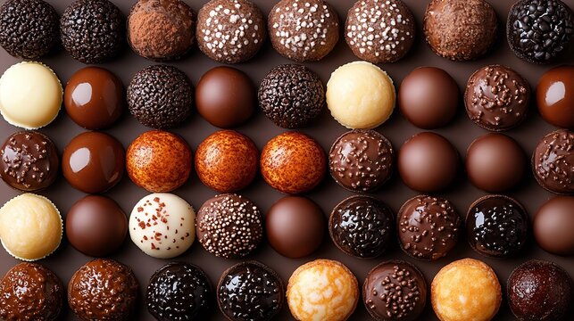 Timbits with a variety of flavors like chocolate