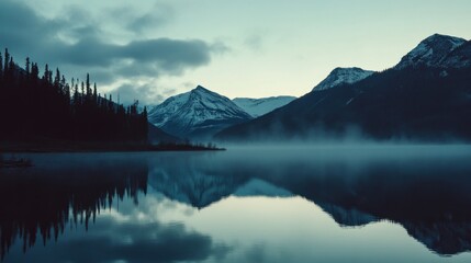 Mountain Lake Reflection