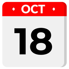 18 Oct Date With Transparent Background