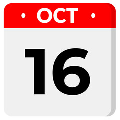 16 Oct Date With Transparent Background