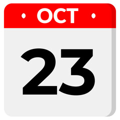 23 Oct Date With Transparent Background