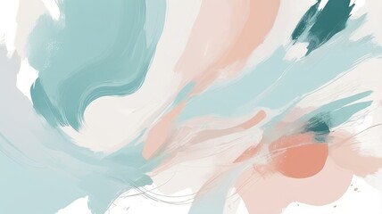 Fototapeta na wymiar Abstract painting white colors and brush stroke backround