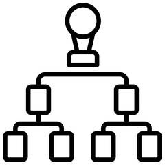 Football Line Distribution Icon