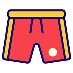 Football Jersey Shorts Icon