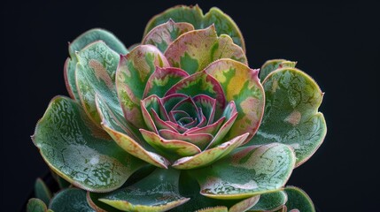 Aeonium Kiwi Aeonium haworthii Kiwi with variegated rosette pix SShukla