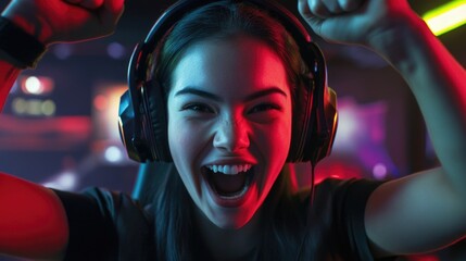 Vibrant Gaming Session