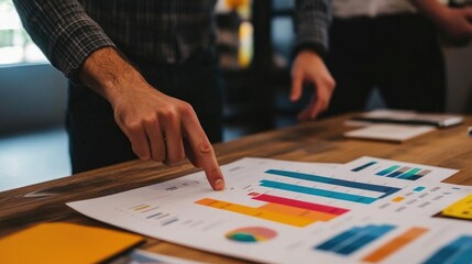 Business Team Collaborating on Data Analysis