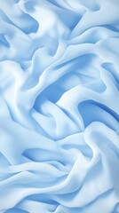 Obraz premium flowy light blue and white fabrics, soft light fabric and silk background