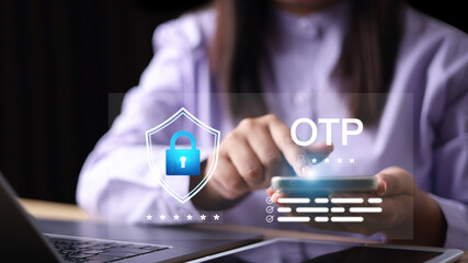 OTP One time password security authentication purchase transection, security of user login.