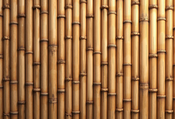 Fototapeta premium Bamboo texture background with natural patterns for eco-friendly design and decor 