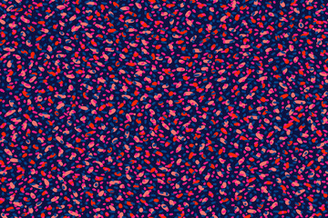 Painted spotted seamless pattern. Vector hand drawn tiny abstract shapes dots, drops, spots, snowflakes print. Colorful contemporary ornament. Simple background