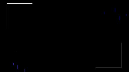 Abstract motion graphic element of Video Camera Frame Viewfinder Overlay background with alpha channel, background with alpha, background with alpha channel 4K for Vlogs, Youtube, Movies, Intro