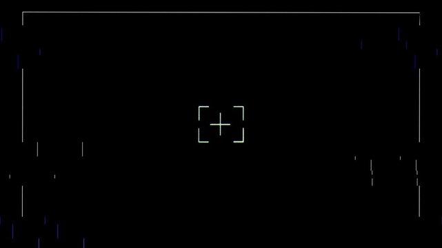 Abstract motion graphic element of Video Camera Frame Viewfinder Overlay background with alpha channel, background with alpha, background with alpha channel 4K for Vlogs, Youtube, Movies, Intro